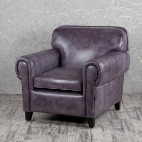 Кресло кожаное Элегант (Фиолетовый) в Саратове - saratov.katalogmebeli.com | фото