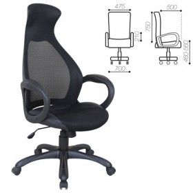 Кресло офисное BRABIX Genesis EX-517 (черное) в Саратове - saratov.katalogmebeli.com | фото