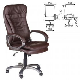 Кресло офисное BRABIX Omega EX-589 (коричневое) в Саратове - saratov.katalogmebeli.com | фото