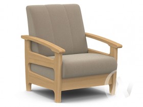 Кресло для отдыха Омега (бук лак/CATANIA LATTE) в Саратове - saratov.katalogmebeli.com | фото