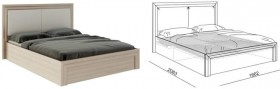 Кровать 1,6 Глэдис (М32) с подъемным механизмом Распродажа в Саратове - saratov.katalogmebeli.com | фото 2