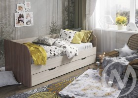 Кровать детская Балли 2-х уровневая (шимо темный/шимо светлый) в Саратове - saratov.katalogmebeli.com | фото