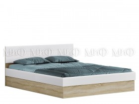 Кровать с подъемным механизмом 1,4 спальня Фортуна (Дуб сонома/белый глянец) в Саратове - saratov.katalogmebeli.com | фото