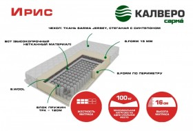 Матрас IRIS 1400*2000 в Саратове - saratov.katalogmebeli.com | фото