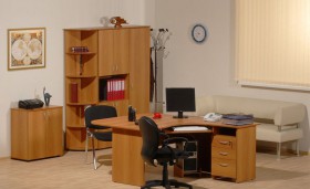 Мебель для персонала Рубин 42 Светлый миланский орех в Саратове - saratov.katalogmebeli.com | фото 2