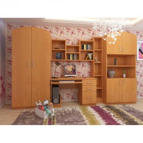 Детская Мишутка Комплект мебели (Вишня оксфорд) в Саратове - saratov.katalogmebeli.com | фото