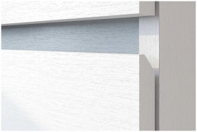 Модульная система "Токио" Пенал Белый текстурный / Белый текстурный в Саратове - saratov.katalogmebeli.com | фото 3