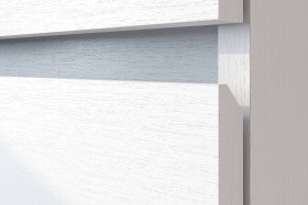 Модульная система "Токио" Тумба прикроватная Белый текстурный / Белый текстурный в Саратове - saratov.katalogmebeli.com | фото 4