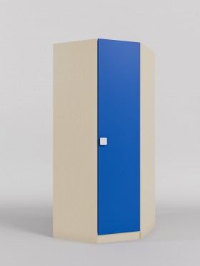 Шкаф угловой (угловая секция) Скай (Синий/корпус Клен) в Саратове - saratov.katalogmebeli.com | фото