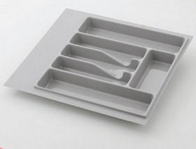 Вкладыш для кухонных принадлежностей, серый, Volpato 300 мм в Саратове - saratov.katalogmebeli.com | фото