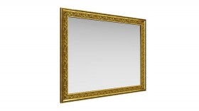 Зеркало навесное "Айрум"/(дуб кальяри / профиль: золото с орнаментом) в Саратове - saratov.katalogmebeli.com | фото